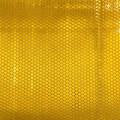 Custom Prints Outdoor Advertising Reflective Honeycomb Sticker Material Yellow